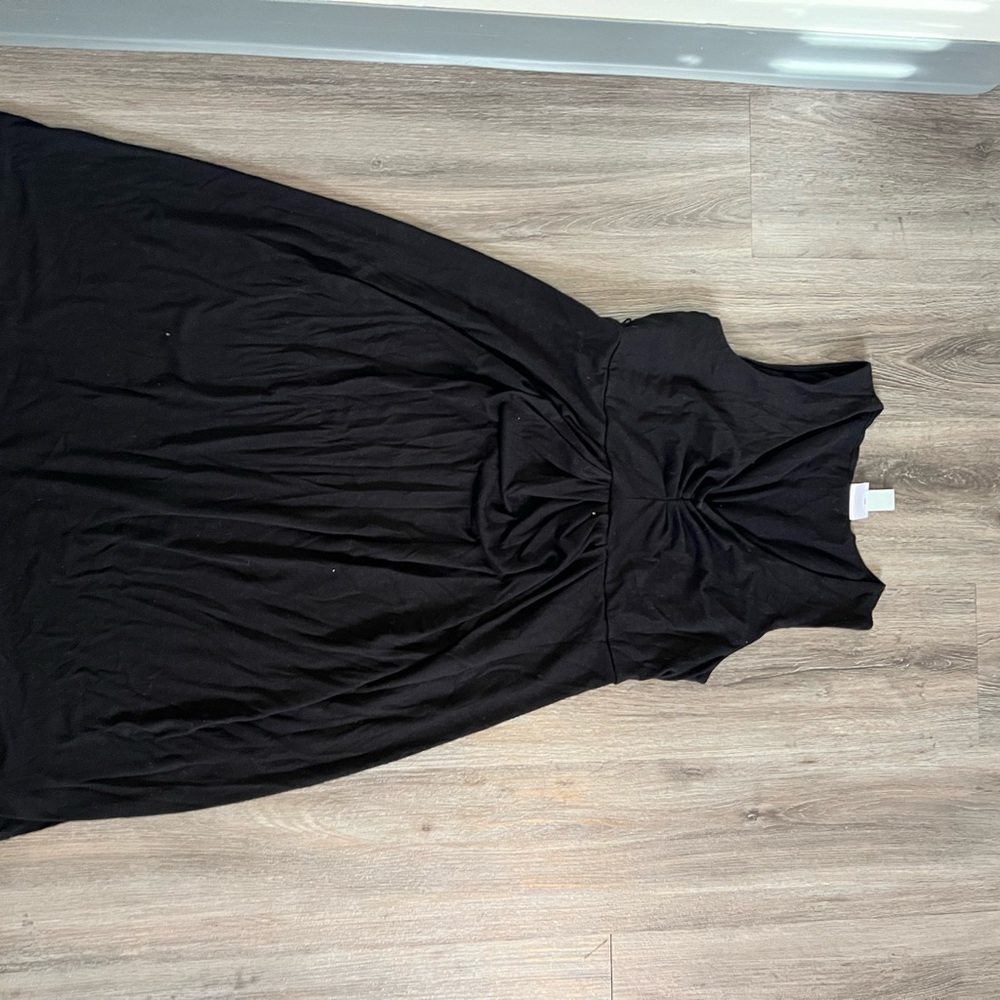 Motherhood maternity Black Ruched Sheath Dress